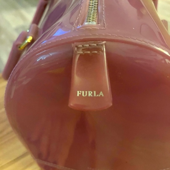 Preowned Furla Mauve Jelly Candy Bag - Picture 1 of 8